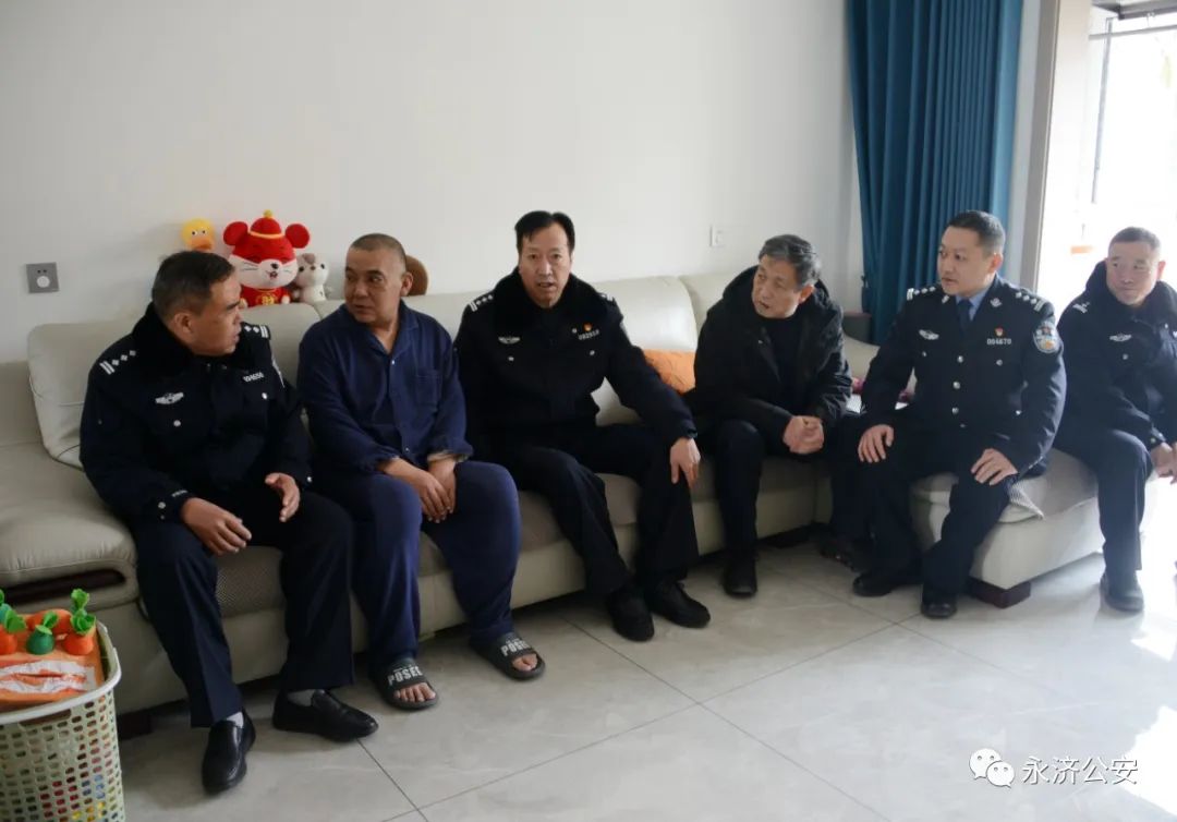 暖警惠警 深切关怀暖警心——​王建设同志看望慰问生病民警