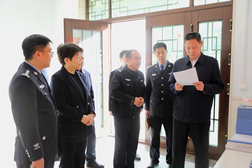 刘春安同志深入绛县调研基层派出所工作